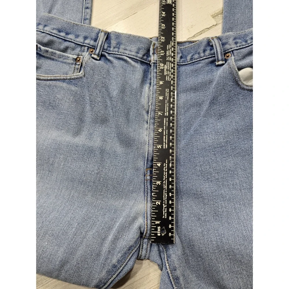 Levis 517 Regular Fit Straight Leg Light Wash Distressed Jeans Men's 38x32